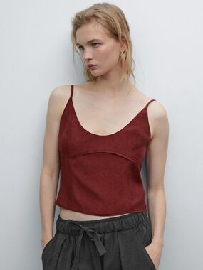 Massimo Dutti Strappy Top